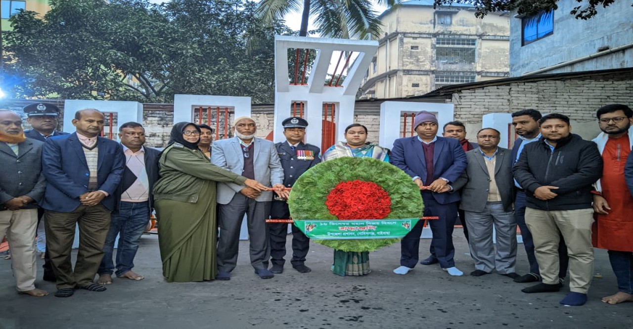 গোবিন্দগঞ্জে যথাযোগ্য মর্যাদায় মহান বিজয় দিবস পালিত