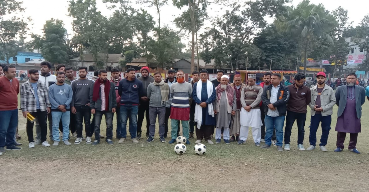 নকলায় দেওয়ান নূরুল ইসলাম দরবেশ স্মৃতি ফুটবল টু্র্ণামেন্ট -২০২৫ এর শুভ উদ্বোধন