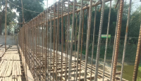 দুই কোটি টাকার ব্রিজে পুরাতন রড ব্যবহারের অভিযোগ