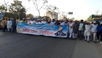 ফ্যাসিস্ট হাসিনার দোসরদের ষড়যন্ত্রের প্রতিবাদে- ভালুকায় বিএনপির প্রতিবাদ মিছিল