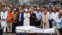 নয়াপল্টনে বিএনপি নেতা নোমানের দ্বিতীয় জানাজা অনুষ্ঠিত